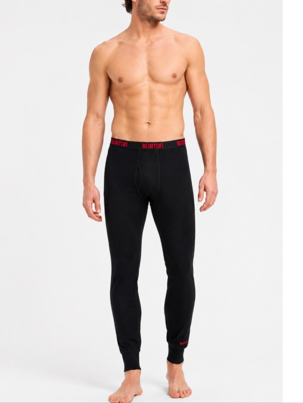Burton Men's First Layer Base Layer Pants Black Size L 100% Polyester Thermal